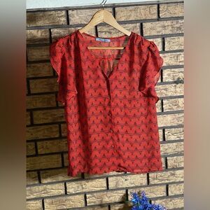 ‎Alice blue sheer tank top